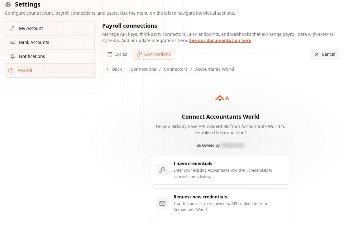 Connect Accountants World — choice