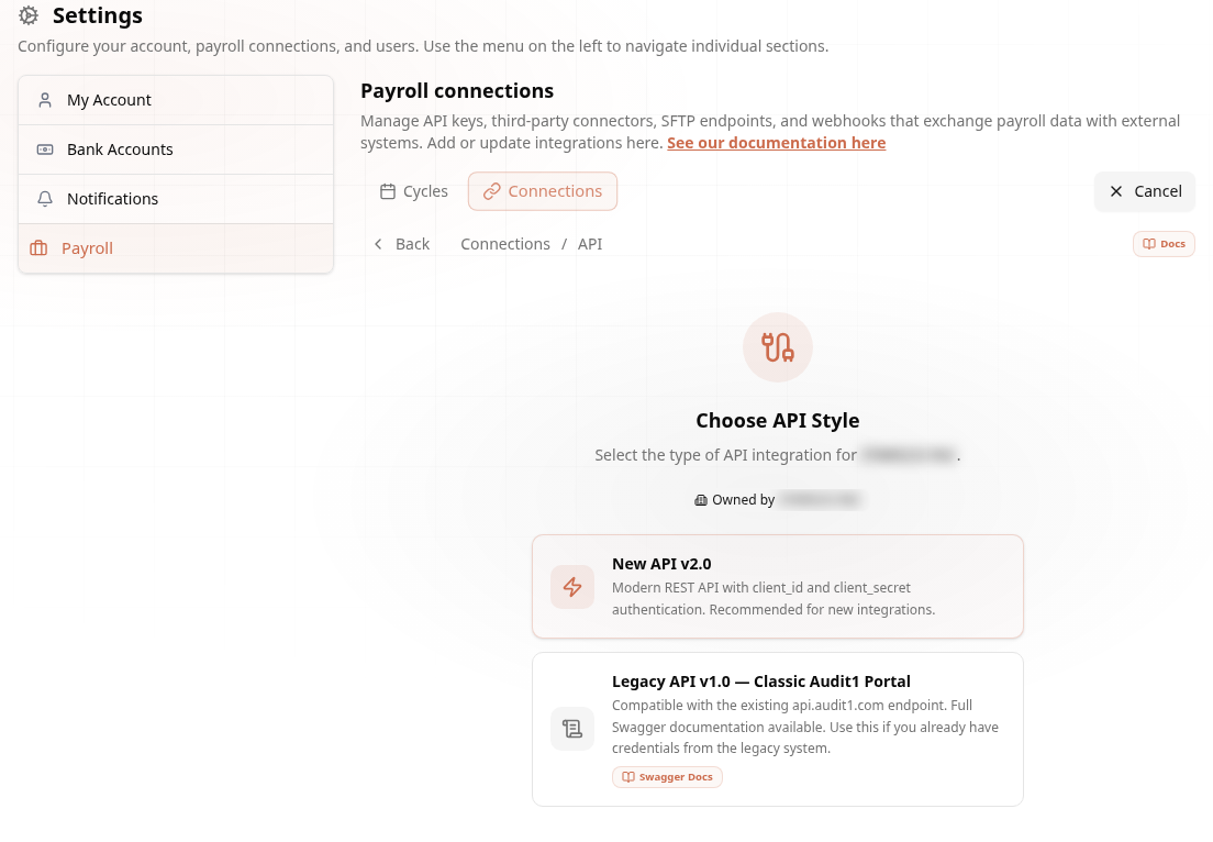 Choose API style
