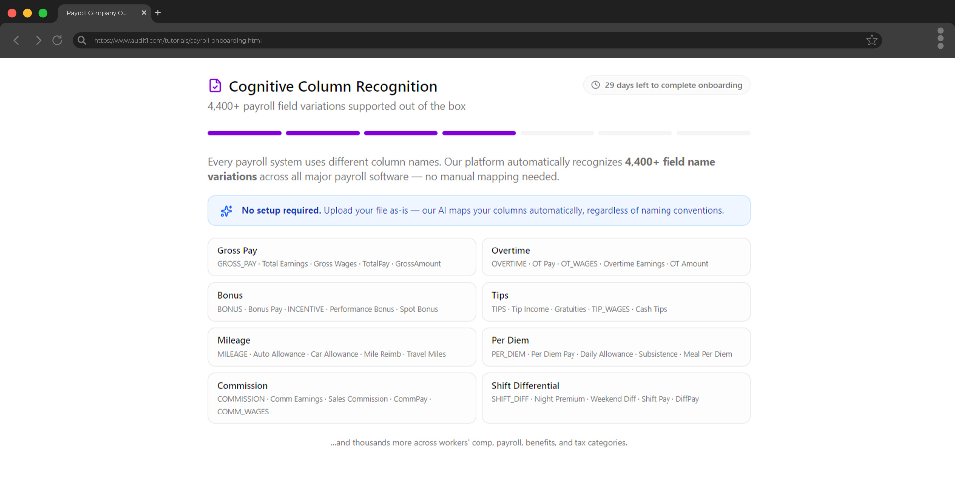 Cognitive column recognition